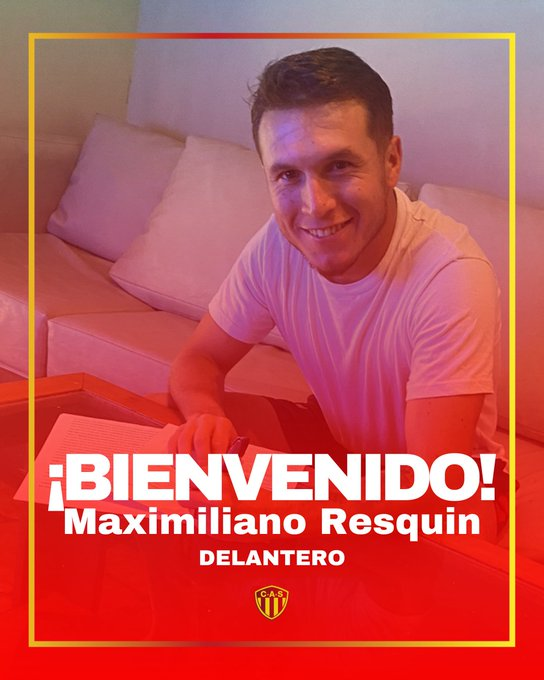 FederalSomos's tweet image. OFICIAL | #CASR🔴🟡 | #Refuerzos💪
-3 Nuevos refuerzos
◾️Agustín Osinaga, 24 años, Olavarría, Marcador Central, ultimo Club Santamarina
◾️Maximiliano Resquin, 27 años, CABA, Delantero
ultimo Club Midland
◾️Fabrizio Palma, Rosario, 29 años, Volante Derecho,
ultimo Club Colegiales