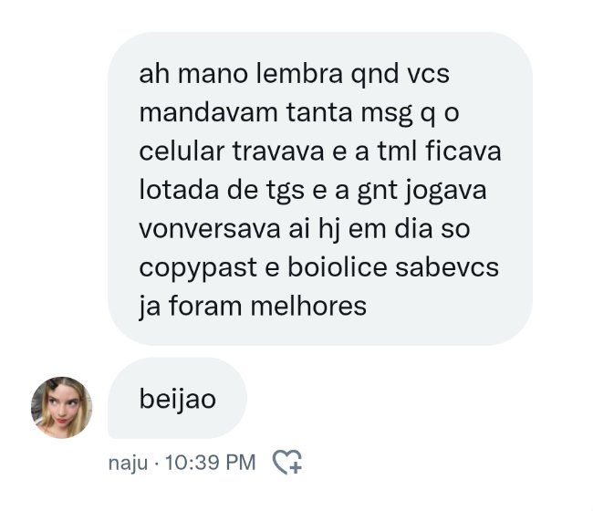 tgsacervo's tweet photo. najum haileechifruda reclamando que o tgs não é mais o mesmo agr é só boiolice e copypast já fomos melhor https://t.co/VkrZc2gd7J