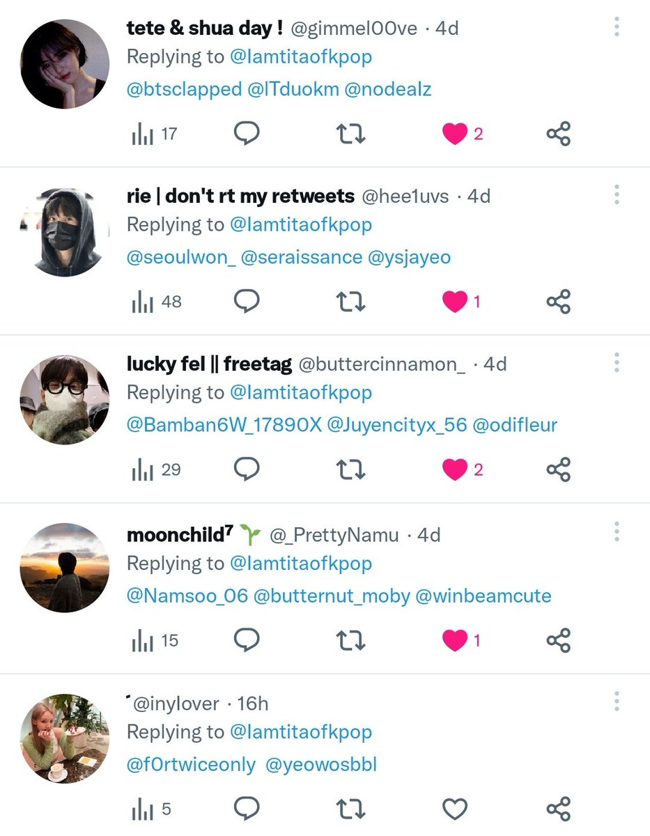 Iamtitaofkpop's tweet photo. Pahabol 20 pesos each🤗 Pa send po ng Gcash no.
#SmallamountCounts #Giveaway https://t.co/Oa8UzeiZJJ