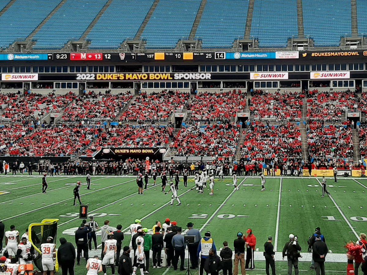 cepticworld's tweet photo. Great time today in Charlotte watching the Terps get the victory!! #DukesMayoBowl https://t.co/XaUOQrJqG7