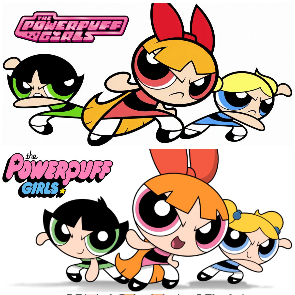 Powerpuff girls パワーパフガールズ原画 I think using the terribly poorly used Powerpuff Girls models from