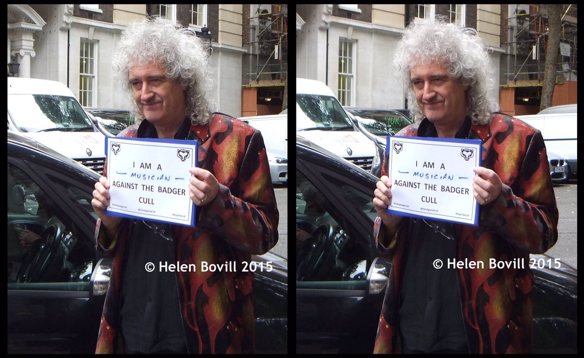 My heartfelt congratulations to this wonderful man on his much-deserved knighthood for services to music and charity. I am so proud of and happy for him! Here he is onstage with QAL this Summer, and campaigning for wild animals with his Save Me charity in 2015.
#SirBrianMay