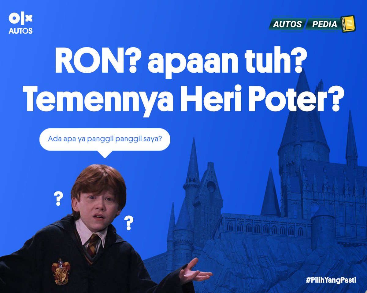 olxid_official's tweet photo. Abracadabra~
Ehh bukan bukan, ini bukan RON temennya Heri Poter ya ges ya! Ada yang tau gak nih RON yang minOL maksud apa? Nah, mending kita bahas aja yuk di #AutosPedia, cekidot~ https://t.co/PM5nHntiIq