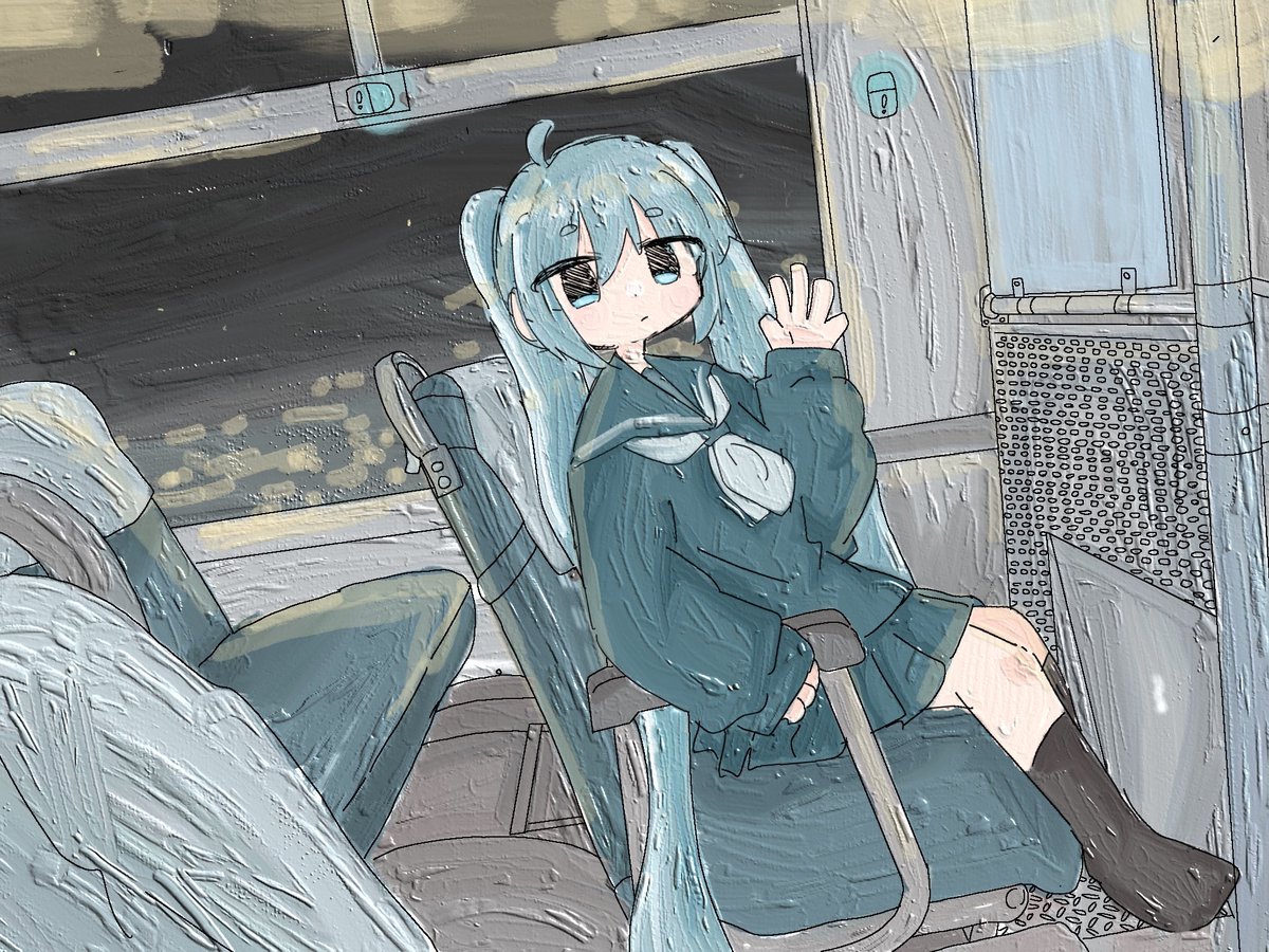 初音ミク「ありがとうございました #2022年自分が選ぶ今年の4枚 #2022年を振り返る」|futonのイラスト