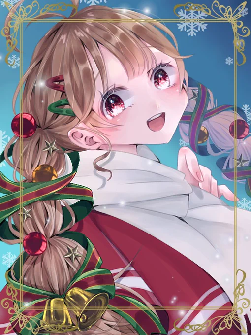 #今年も残りわずかなのでお気に入りの4枚を貼る  うちの子にするって言ってこれ以来描いてない赤髪と丸メガネwwでもお気に入り◎