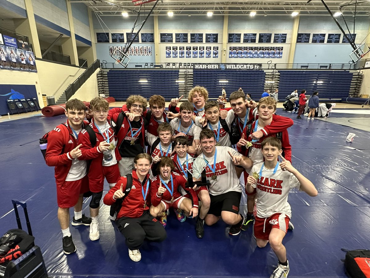 ozarkwrestling's tweet photo. Boys and Girls are Team Champs!Each team won the Diamond State Tournament at Springdale, AR.  So many fantastic individual efforts…leads to team championships!Awesome!  Getting better together…moving forward! @OzarkTigers @ozarkhstigers @OzarkHS @OzarksOzone @HeadlinerSports https://t.co/W2fVY9dF6C