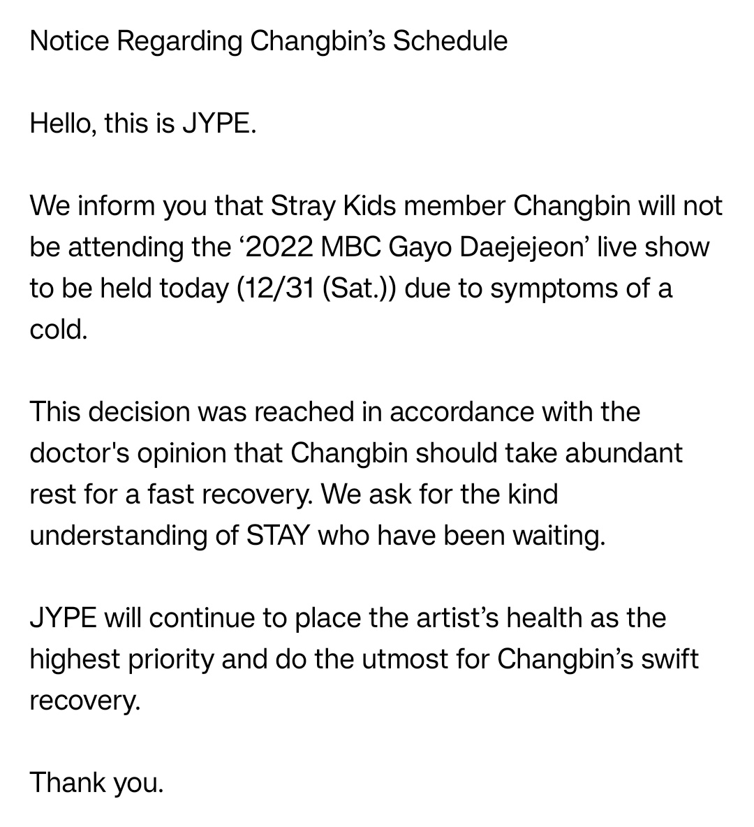 lixcultures_'s tweet photo. @Stray_Kids get well soon my changbin 😭 https://t.co/KsEIDdesBY
