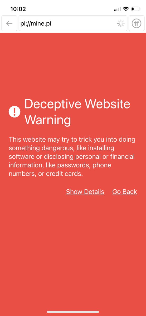 NIAO (@tyx168) on Twitter photo <a href="/PiCoreTeam/">Pi Network</a> Pi network in China cannot access mining APP, even Pi browser cannot access mining. Prompt that the domain name is risky. How to solve it? <a href="/PiCoreTeam/">Pi Network</a> Pi network in China cannot access mining APP, even Pi browser cannot access mining. Prompt that the domain name is risky. How to solve it?