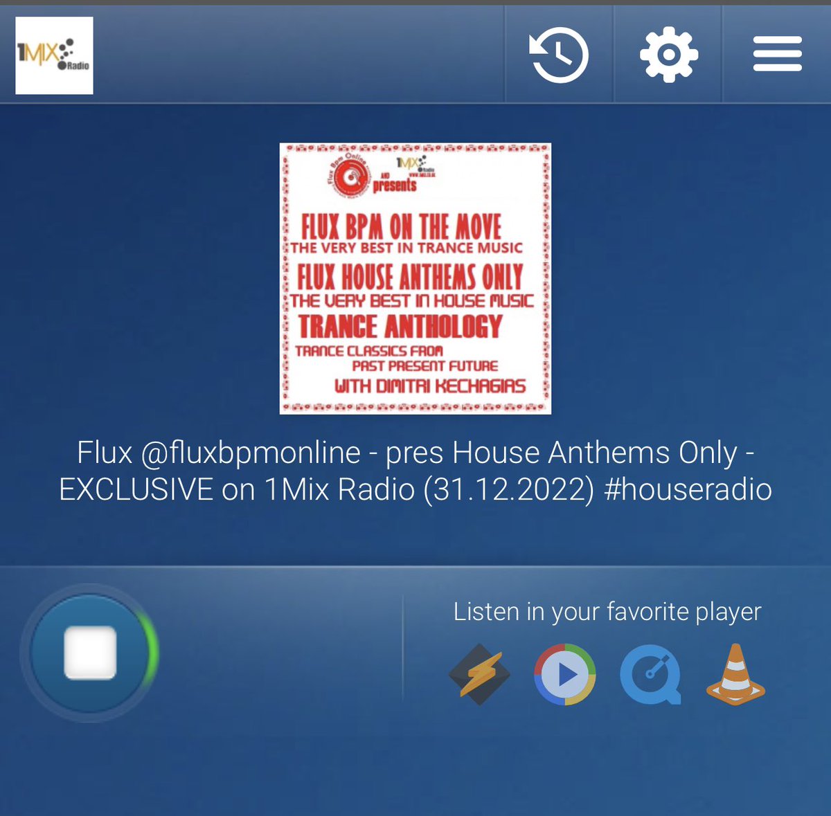 #rightnow #fluxhouseanthemsonly last episode of 2022! Happy New Year 2023 listen here listen.1mix.co.uk/#EDM%20Stream thanks @Onemixradio @1mixTrance @BlackHoleRec @Anjunabeats @Anjunadeep @TNHlabel @Colorize_Music @Enhanced_Music @SirupMusic @whoapromotions @ThePowerGroup @HexagonHQ