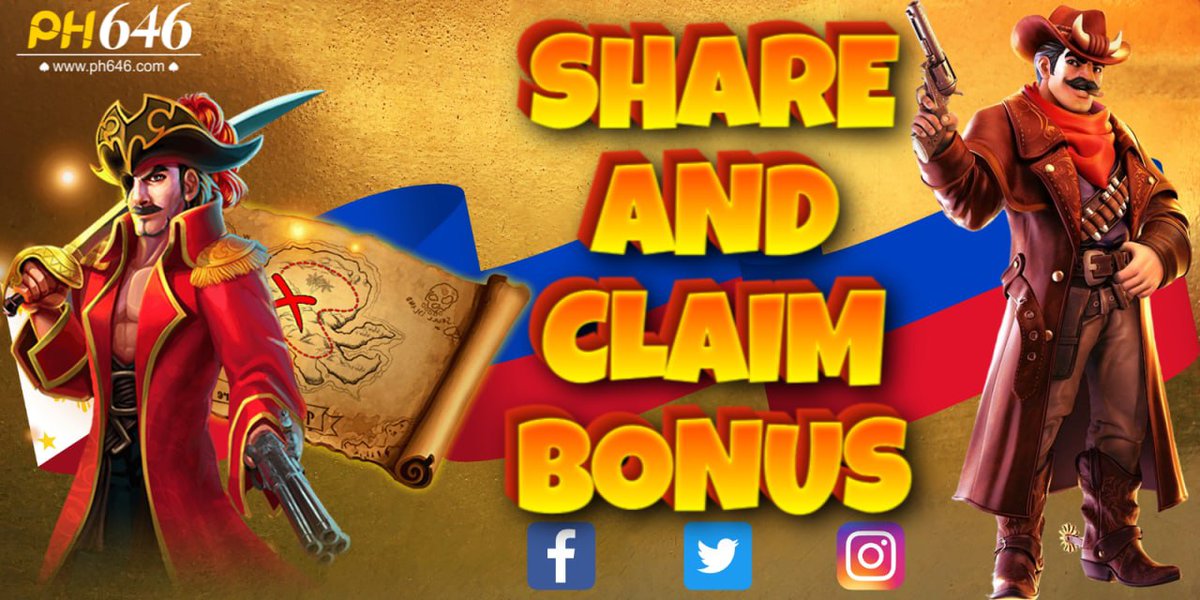 PH646Official_'s tweet photo. PH646: 𝐒𝐇𝐀𝐑𝐄 𝐀𝐍𝐃 𝐂𝐋𝐀𝐈𝐌 𝐁𝐎𝐍𝐔𝐒

🤑 You can get an extra bonus with no required deposit in this promotion.

👍 Just like our 𝑭𝒂𝒄𝒆𝒃𝒐𝒐𝒌 𝒑𝒂𝒈𝒆, 𝑻𝒘𝒊𝒕𝒕𝒆𝒓, 𝒂𝒏𝒅 𝑰𝒏𝒔𝒕𝒂𝒈𝒓𝒂𝒎 𝒂𝒄𝒄𝒐𝒖𝒏𝒕𝒔. https://t.co/bTYpdNscYf
