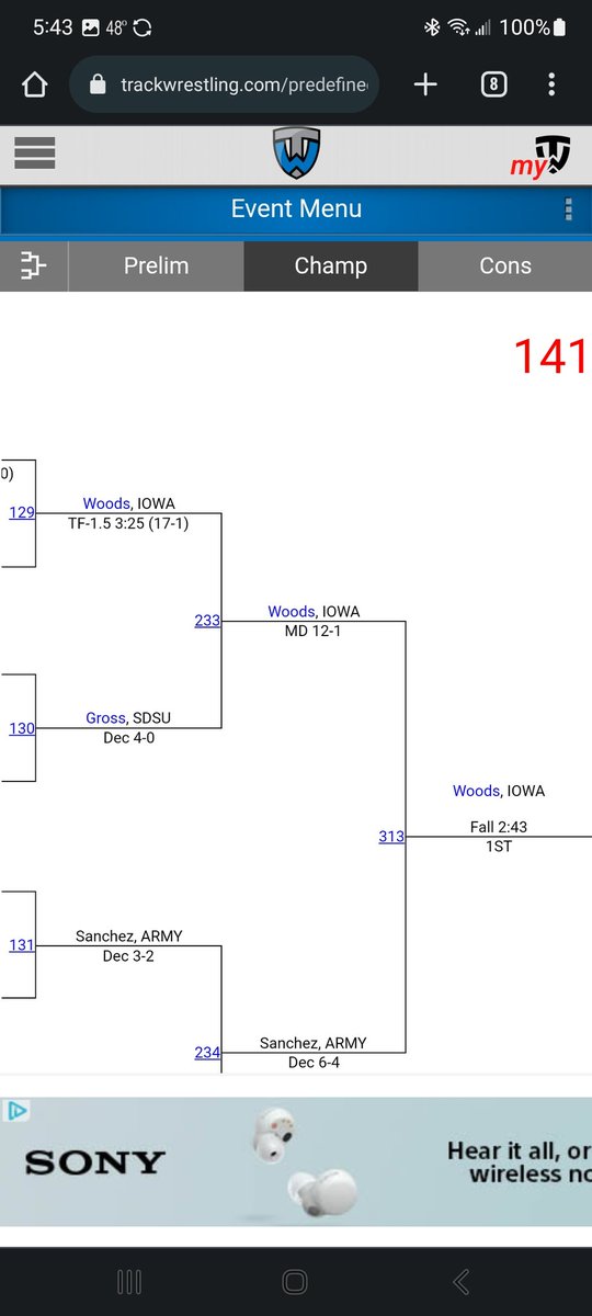 SefMo23's tweet photo. Real Woods dominate in his 1st Tourney as a Hawkeye ... 1rd bye, 2nd rd TF 16-0, qtrs TF 17-1, semi 12-1, Finals Pin 2:43 1st period ... Go Hawks ... DOMINANT!!!💪🏼💪🏼💪🏼💪🏼👊🏼👊🏼👊🏼
#NMBuiltIzzyPolishedIowaShining https://t.co/HzSJXUhoMw