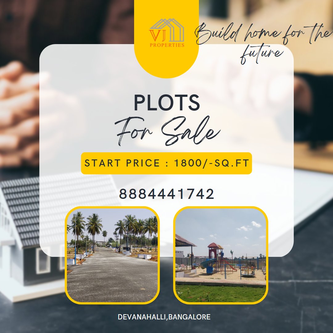 vj_properties's tweet image. Build the future home with us.....
Buy the plots at desirable price!
#vjproperties #plotforsell #plotsforsale #property #Plots #propertyforsale #futurehouse #dreamhome #dreamproperty