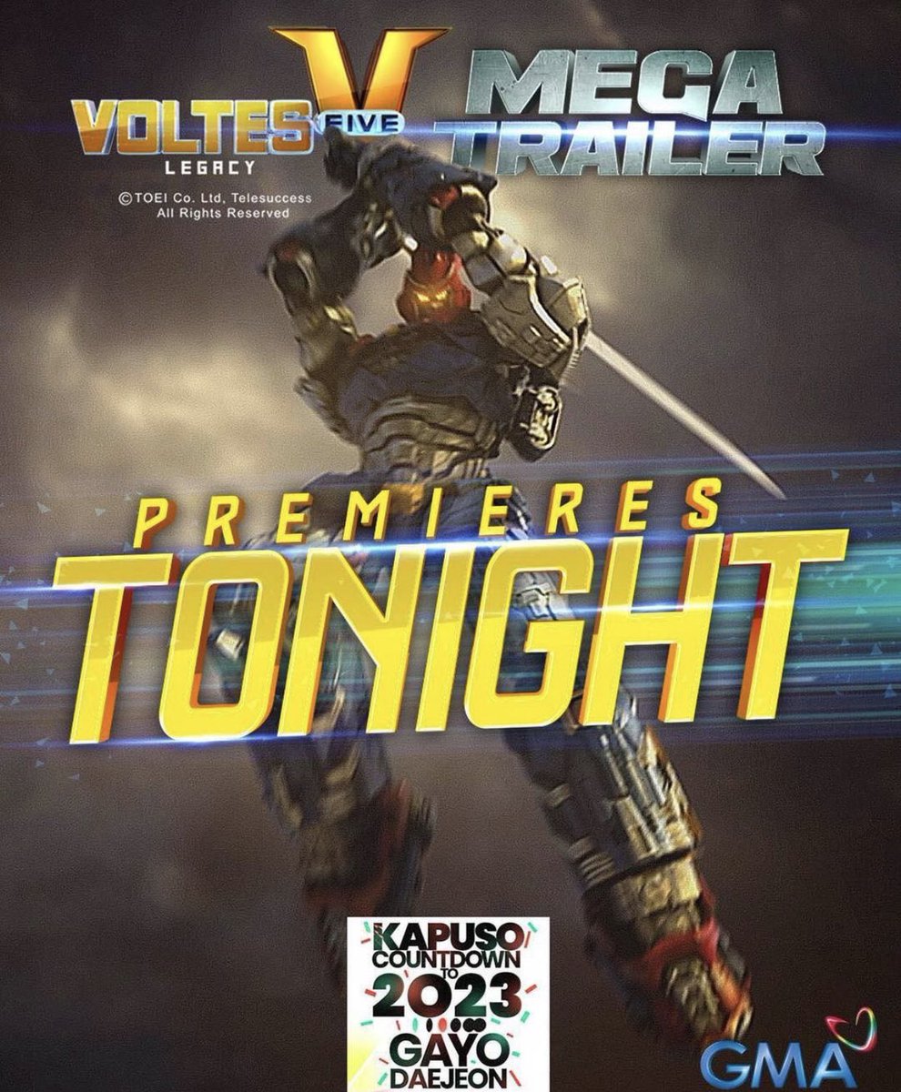 MARTINs_Angels's tweet photo. VOLTES V MEGA TRAILER PREMIERES TONIGHT!!! 

Congrats  @mart_drosario 💖🎉😍 https://t.co/ysH0a4gQbo