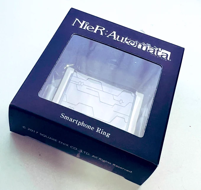 昨日買ったんだ、ブラックボックススマホリング。かっちょいいね。 