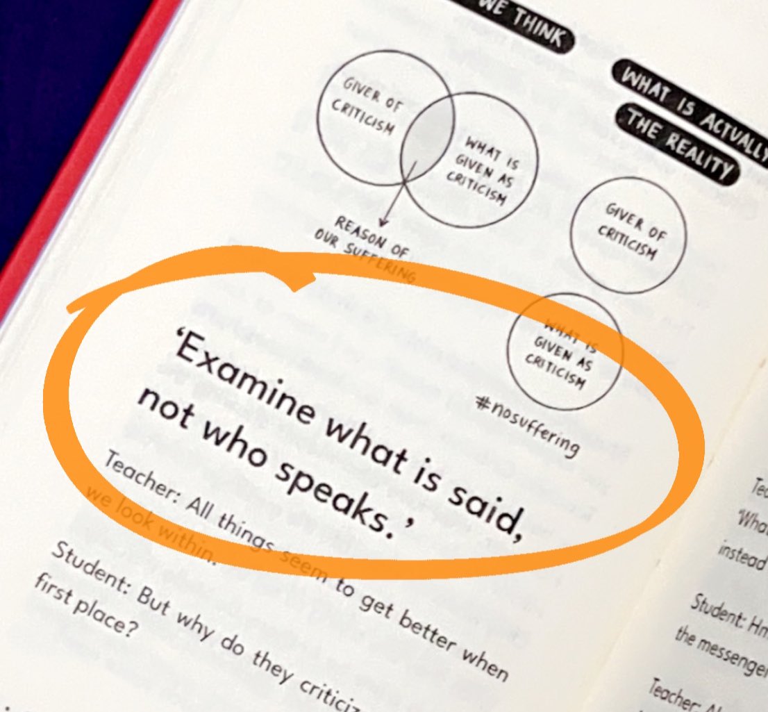 examine what is said, not who speaks. 😲 book: get epic shit done by <a href="/warikoo/">Ankur Warikoo</a> link : amzn.to/3G7AJOl