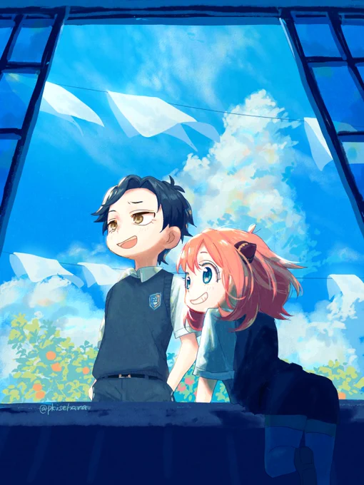 #今年も残りわずかなので今年一番伸びた絵を貼る#ダミアニャ 今年はいろんな方に絵を見ていただけて嬉しかったです、本当にありがとうございました!来年もたくさん描けたらいいなあ 