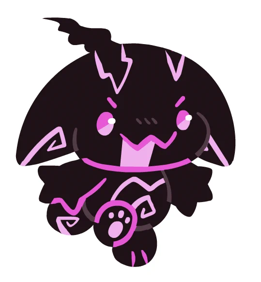 yet another neopet draw lol (my wraith poogle!!!) 