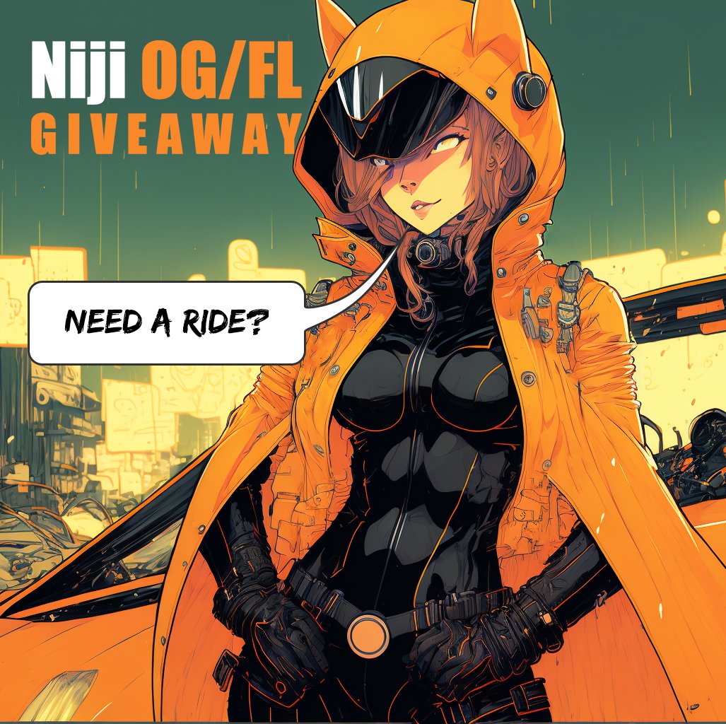🚨 OG/FL(wl) Giveaway 🚨

🌈 OG x15
🌈 FL x50

Interact with this tweet, manually picked. Permanent.
Prompt: Niji more like Fur-related AI creations or talk.

More OG in DC discord.gg/xckzbxmFNt