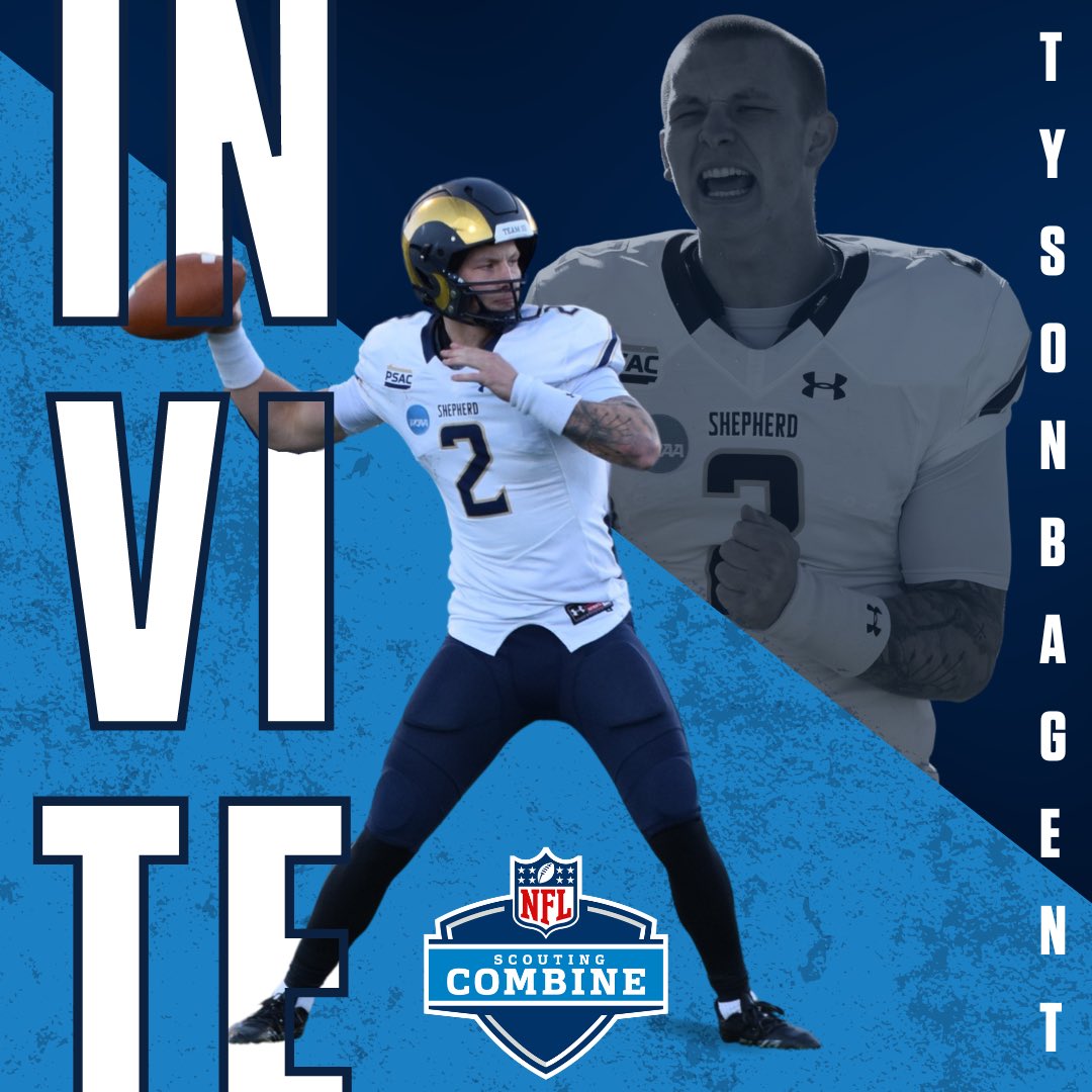 SURamsFootball's tweet photo. Big news for Bagent! 🏈

Congratulations to Tyson Bagent for receiving an invite to the 2023 NFL Combine! Rams continue to do big things. https://t.co/t6d7XGM5hc