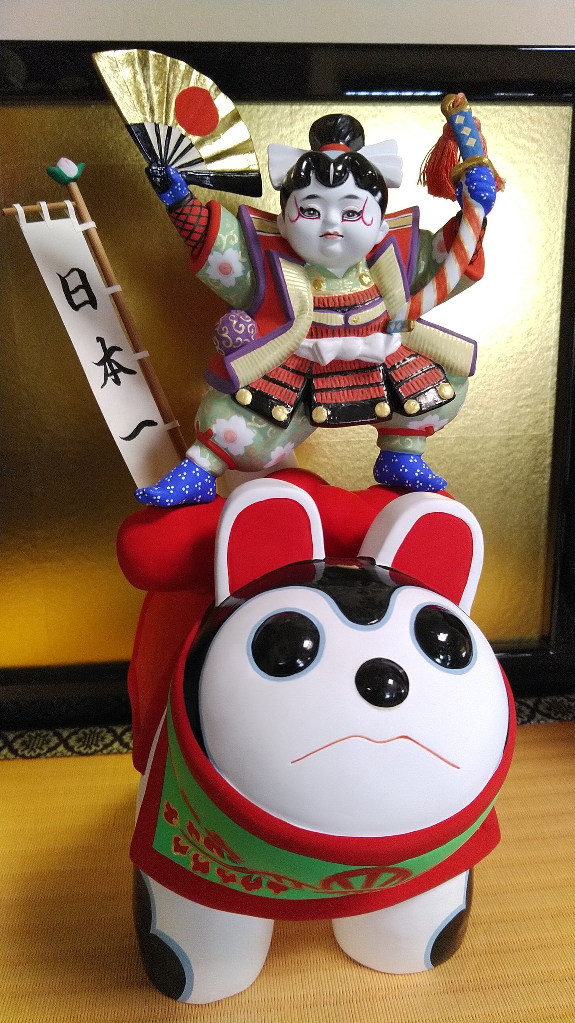 ループウィラー 吊熊 博多人形中村信喬