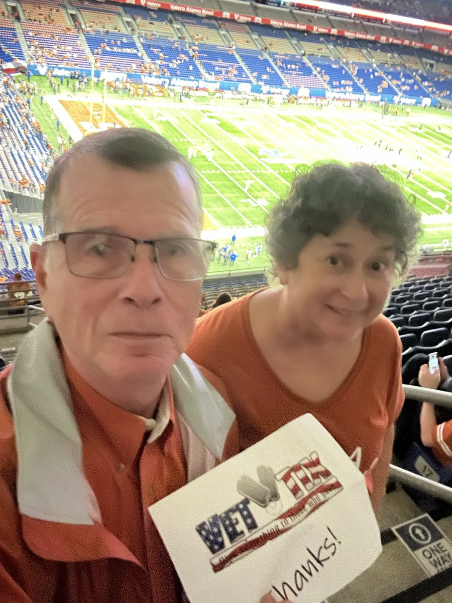 afwings's tweet photo. Thanks Veteran Tickets Foundation for the Alamo Bowl tickets! https://t.co/ucLDl3I4j9 https://t.co/iwGH5NMEzu