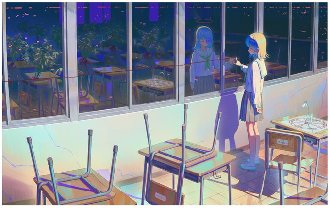 「school chair」 illustration images(Latest｜RT&Fav:50)｜3pages