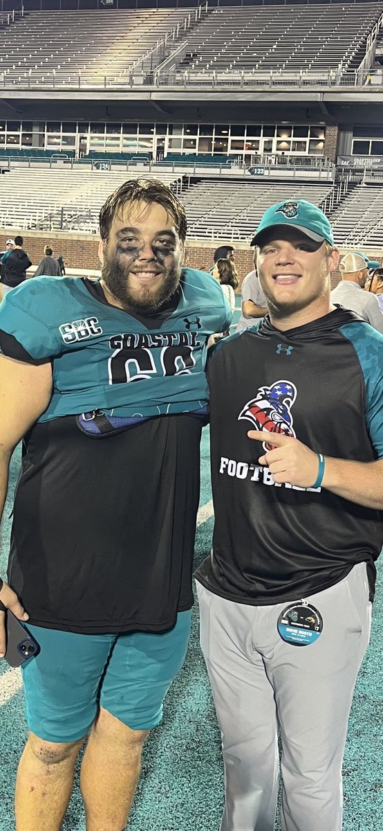 coachcarter63's tweet photo. I don’t really know where to start. This place has been the best decision I could have ever made. All I wanted to do was leave the place better than I found it and I believe I am doing that. Thank you Coastal for everything, you will always be home. https://t.co/Wk8HaJ4FK9