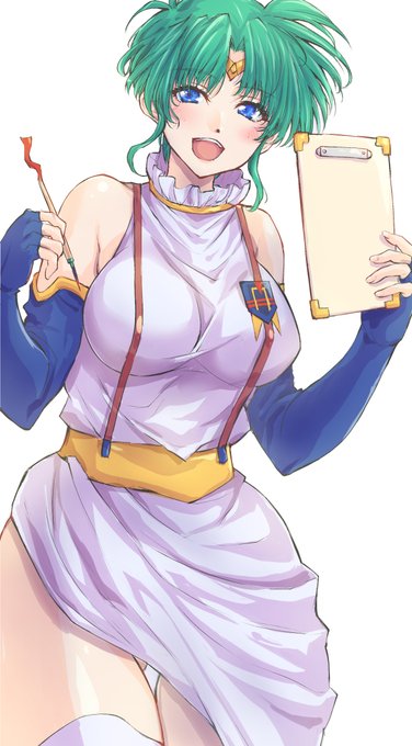 シュリさん。
笑顔がかわいい人だなーって。優勝を祝ってくれる時の立ち絵がめちゃ好きでした。 