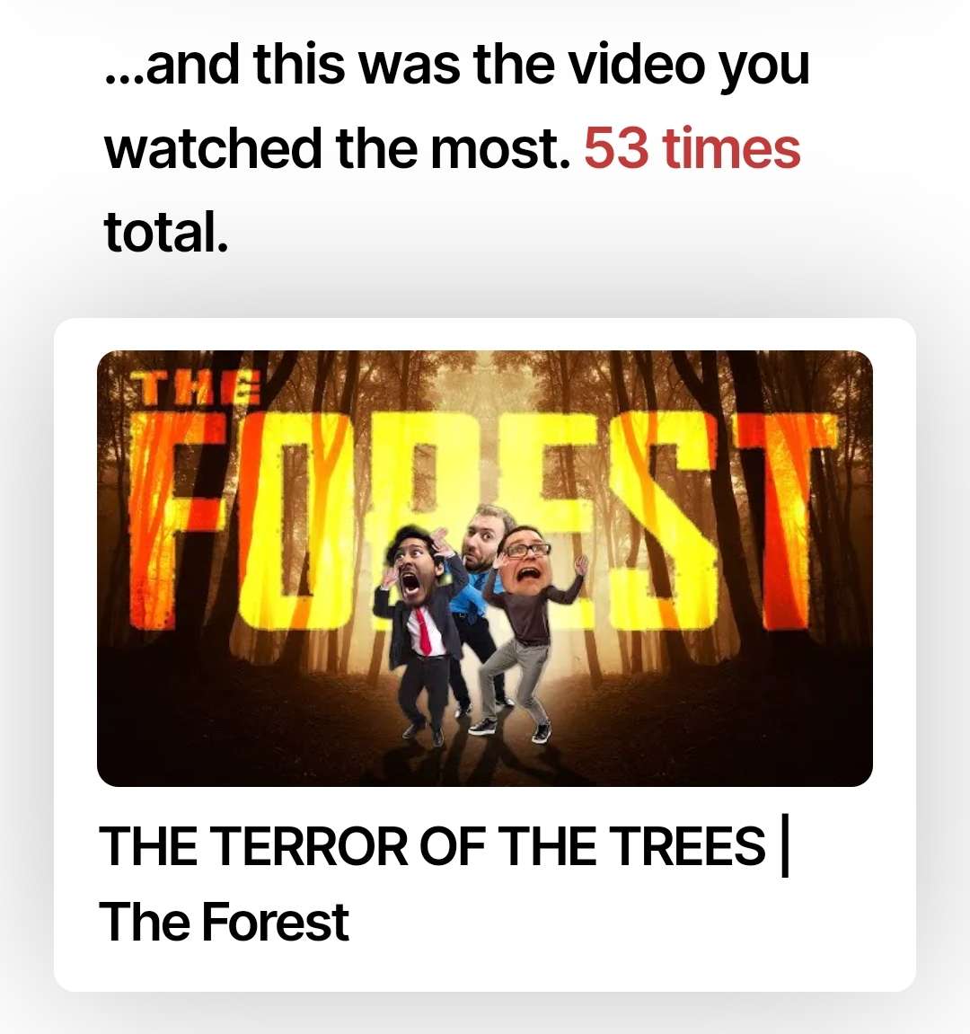 lizardliker98's tweet photo. @markiplier Just wanted to let you know my partner watched over a 1,000 hours of your videos this year….they say they want a Sons of the Forest playthrough 😭 https://t.co/meRjLElRWI