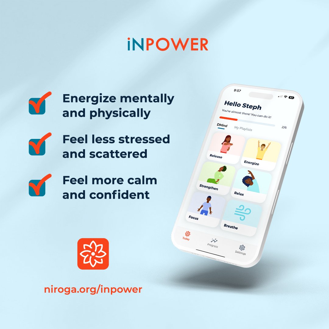 niroga's tweet photo. Just in time to support you with your 2023 goals.
Download today, for an InPowering New Year!
In just a few minutes each day, you will feel:

✅ Energized mentally and physically
✅ Less stressed and scattered
✅  More calm and confident

Download at: https://t.co/pz32pQk4Kz https://t.co/o1Ms1kqaia