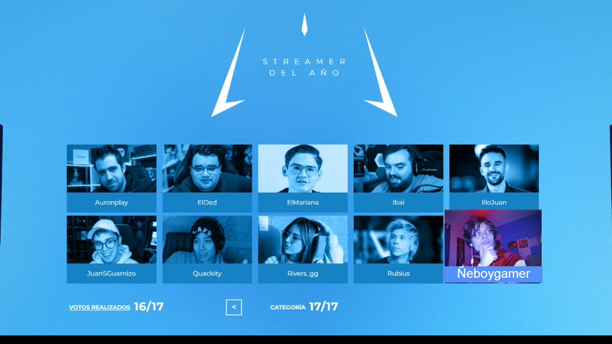ÑeBoyGamer on Twitter "Recuerden votar por el streamer del año 💚💖