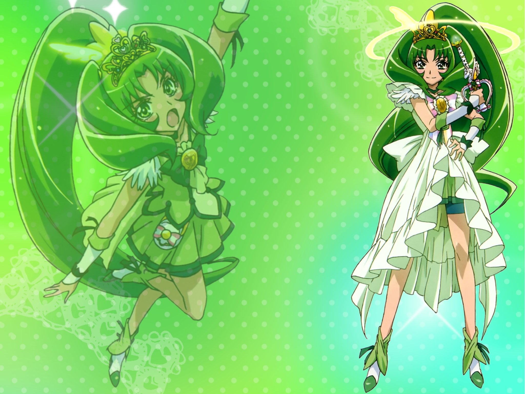 KuroYami on X: Glitter Force wallpaper edit #Precure