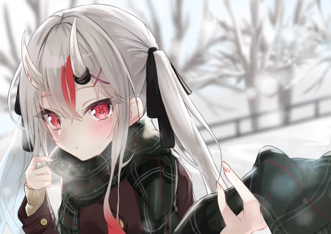 入る…?#百鬼あやめ #百鬼絵巻 #ホロライブ 