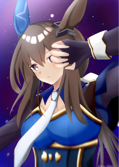 今年最後に輝く一等星 #ウマ娘 #アドマイヤベガ #イラスト好きさんとつながりたい