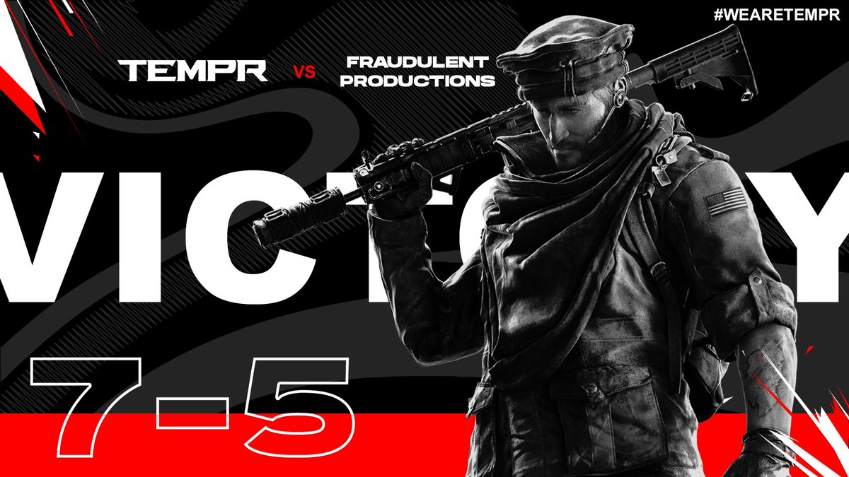 TemprGG's tweet photo. TEMPR Main brings home the W against Fraudulent Productions tonight, 7-5. #wearetempr #commonw https://t.co/4YJrn1j2cy