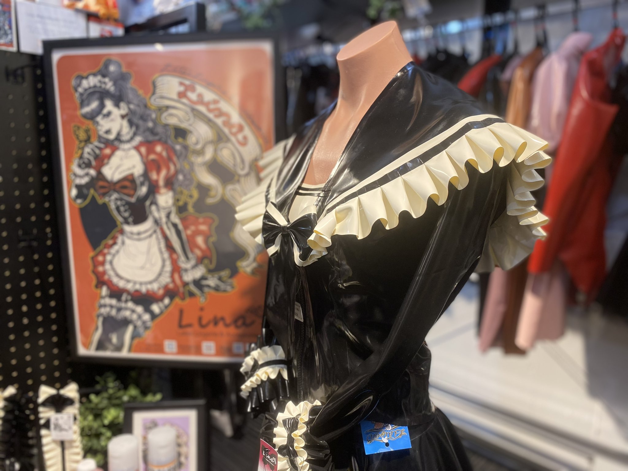 エルベース(L-BASE)ラバーキャットスーツYUGEN MODEL メンズL