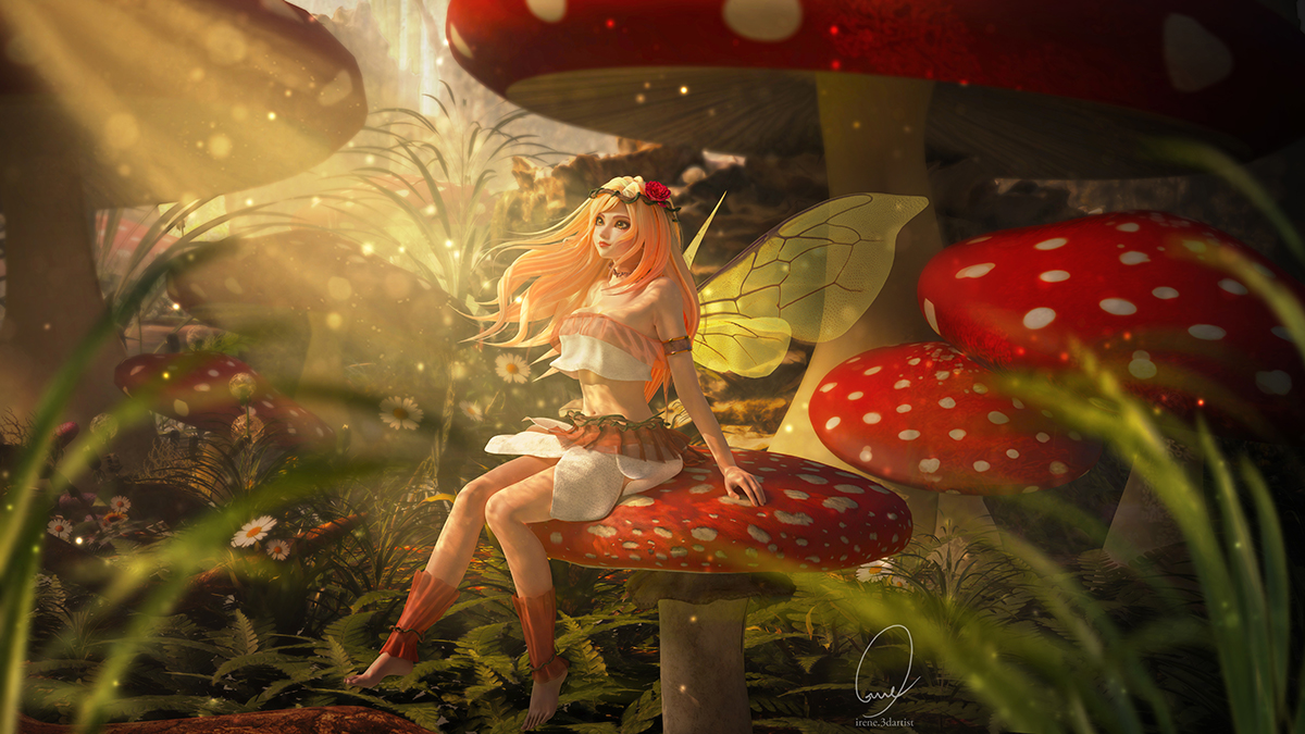 Irene_3dartist's tweet photo. Thumbelina🧚
Happy New Year!!🎉🎉
#Girl #Thumbelina #mushroom #forest #LittleTiny #Elf #b3d #Original #Stylized #3Dcharacter #Blender #blender3dartist #modeling #3dartist #Blenderart #photoshop #zbrush #3Dmax #maya #3Dmodeling #sculpture #Character #Characterdesign #mattepainting https://t.co/1ZvcOOVUww