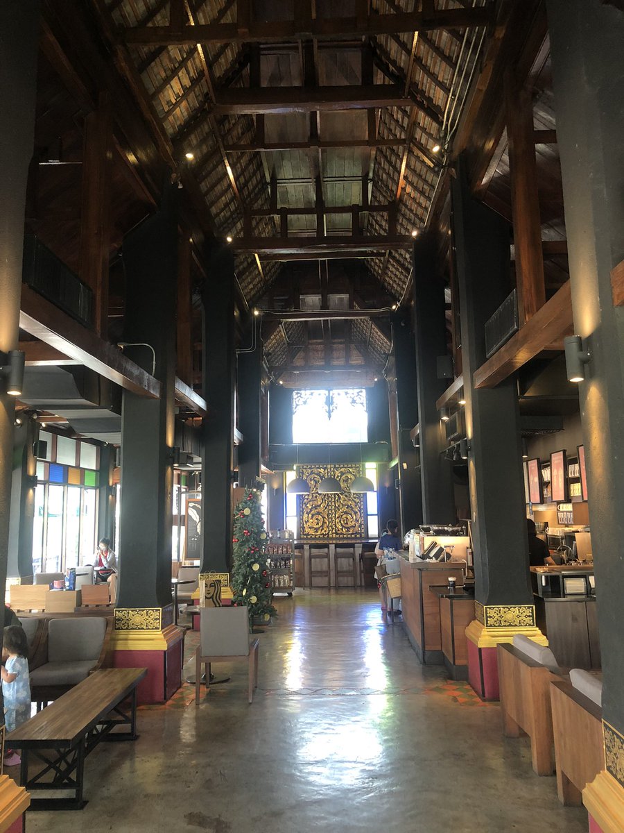 morning coffee ☕️ #starbucks #kadfarang #chiangmai