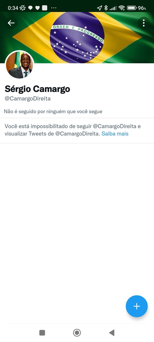 Reclamou que a conta do Rodrigo
Constantino foi bloqueada, aí disse que só faltava a dele, mas ele me bloqueou.... Essa é a democracia desse canalha golpista