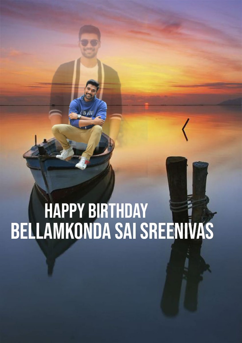 Vasathakumar19's tweet photo. Happy Birthday Bellamkonda Sai Sreenivas
#vasanthakumarraman
#HBDSaiSreenivas
#SaiSreenivas https://t.co/n1YM1Q46TN