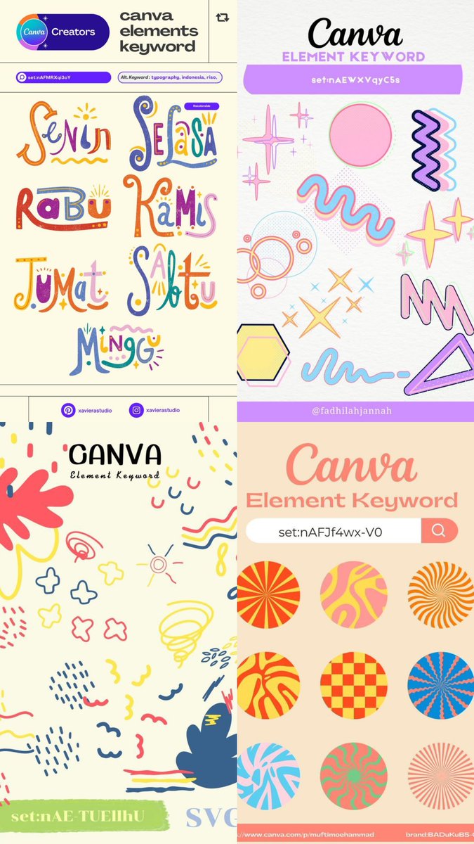 yappersfun's tweet photo. KUMPULAN KEYWORD ELEMEN CANVA ✨

— a thread https://t.co/xyKo8oNgGg