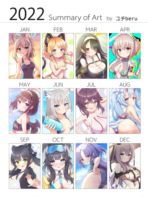 2022年の振り返りです、いっぱい描いた! 