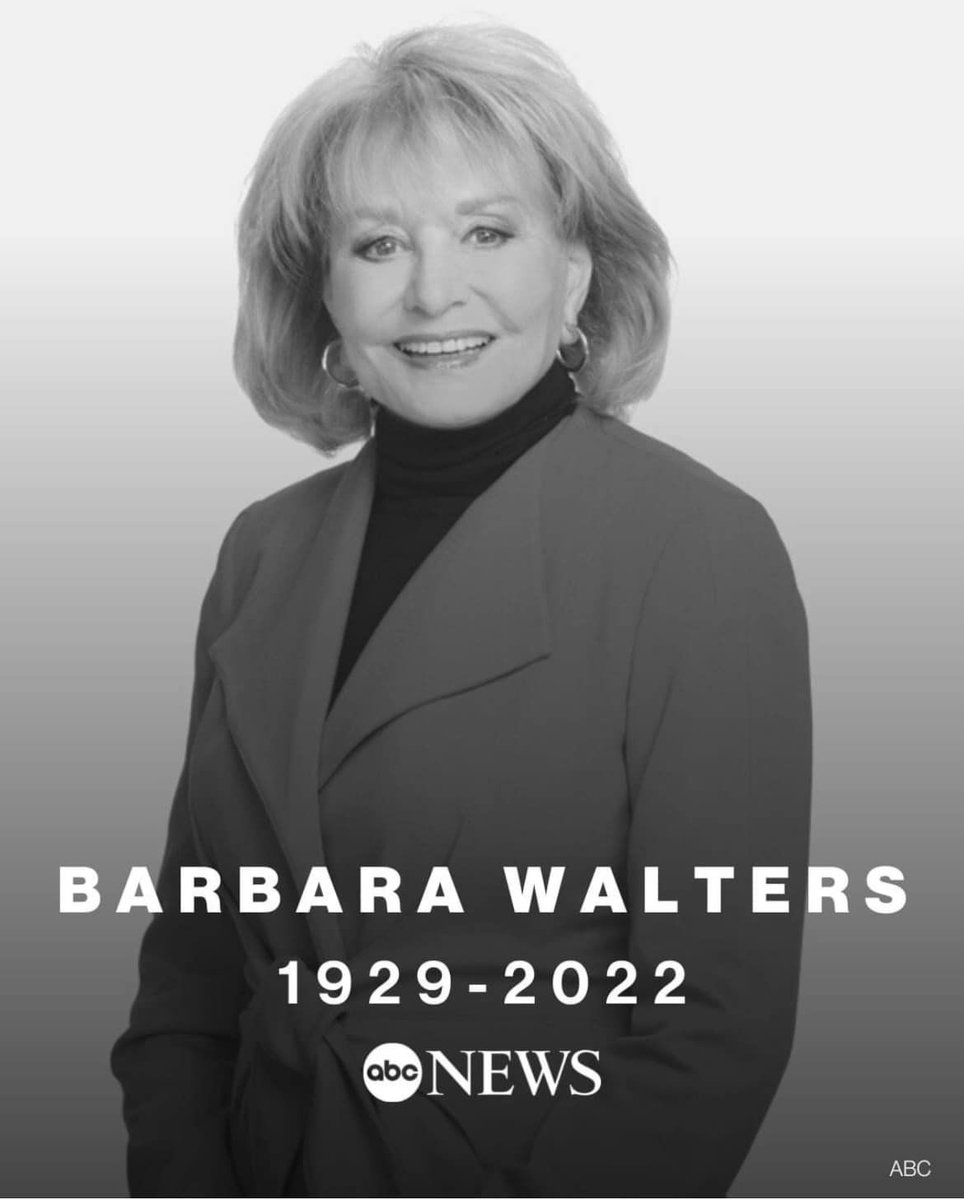 JoyLambert's tweet photo. 8 years ago, I had the incredible honor of interviewing #BarbaraWalters. When I sat down, I told her it was the first interview I had ever been nervous for in my career, she sweetly smiled and said, "oh, honey, we're just having coffee" and we both laughed. 1/2 https://t.co/9ayK5gjZUY