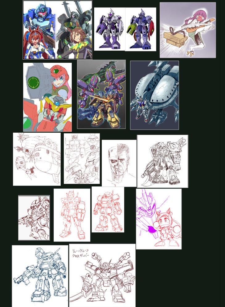 #今月描いた絵を晒そう 