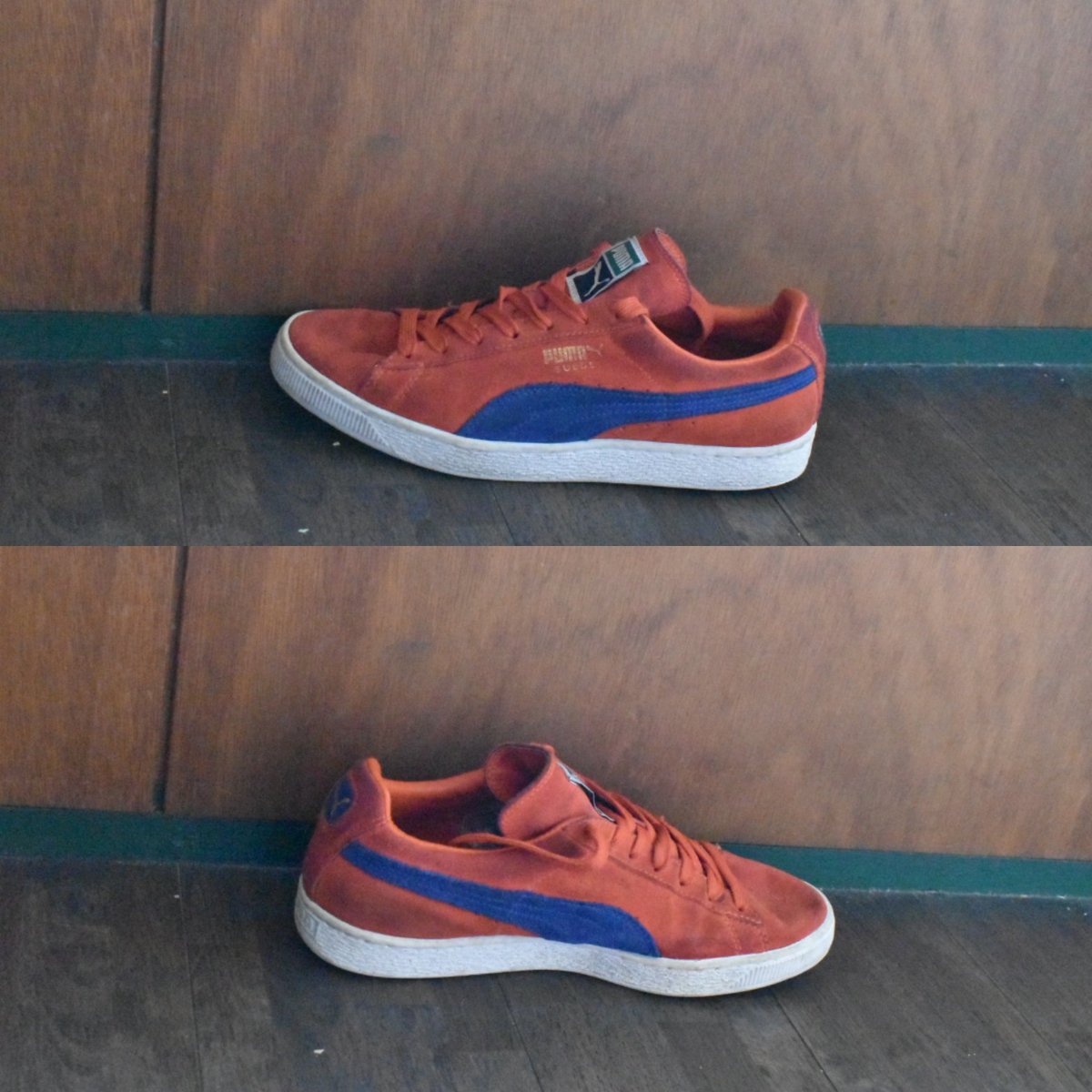 majoe7024's tweet photo. PUMA SUADE CLASSIC+
あるサッカーチームの当時のユニフォームの色が似てたのでゲットしましたが、ある方からアッパーのオレンジのスウェードって特別なものがあると聞いたことがあり、ゲットして良かった。って記憶があります。
#Puma #suade #pumasuade #Sneakers https://t.co/IWJbZFrUeJ