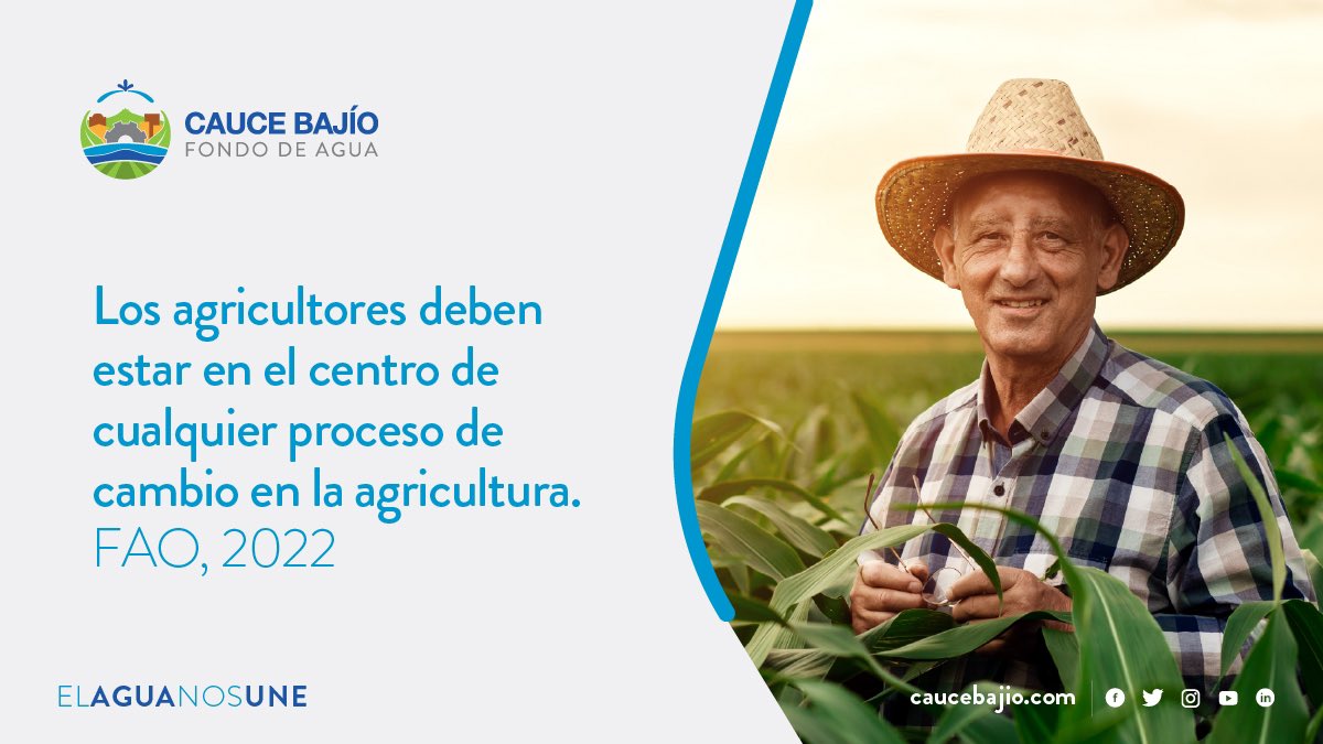 Es por ello que trabajamos de manera coordinada con organismos, empresas e instituciones que vinculan procesos de tecnificación con propósito, agua para Guanajuato. #ElAguaNosUne