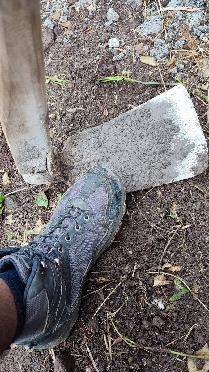 Meet up cangkul dan sepatu kemping...outdoors gears yang sungguh berguna

#holidayofus 
#rurallife