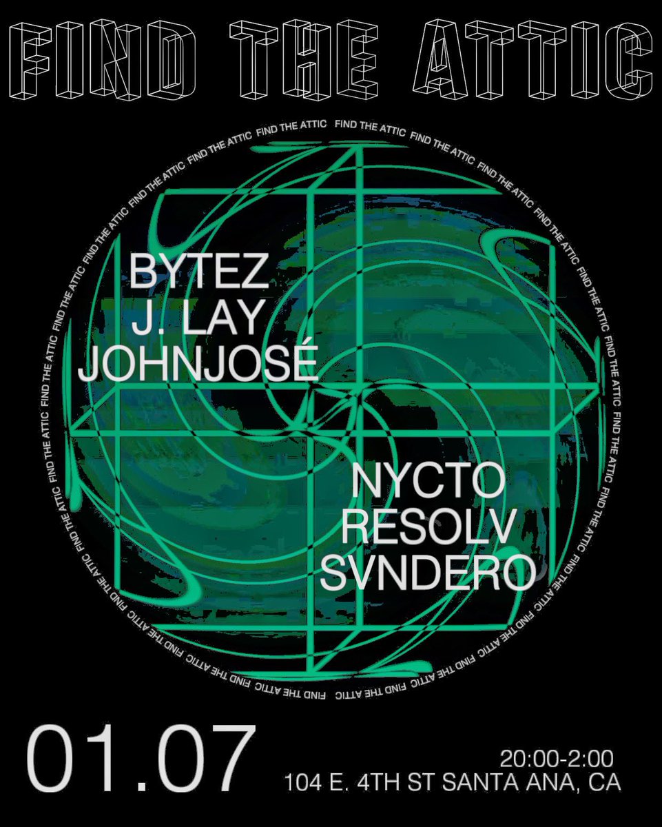 WE ARE BACK WITH OUR FIRST SHOW OF THE YEAR! 

This special line up of heavy hitters is sure of laying down those pulsating grooves and hypnotic rhythms that will have you dancing all night long!

FREE w/ RSVP! Link in Bio 🏴