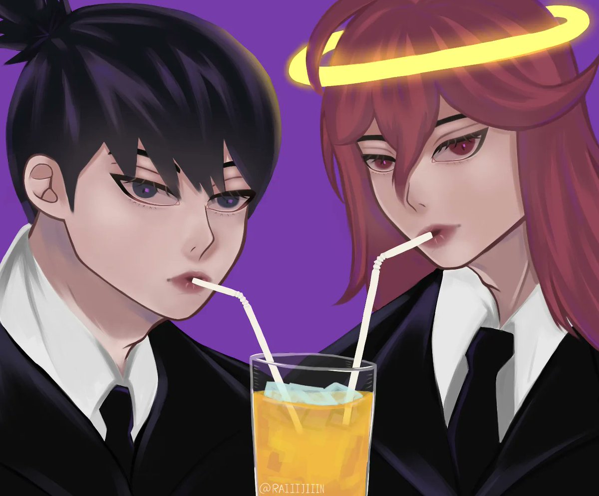 thundersuus's tweet photo. Update: I'm alive, and here's an Aki and Angel fan art coz I love them sm🫶

#chainsawmanfanart #chainsawman113 #anime #Fanart #artmoots #huion #CLIPSTUDIOPAINT https://t.co/XwZFkzAx1k