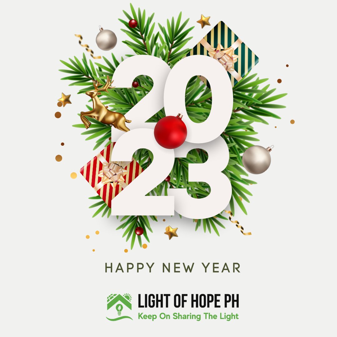 Happy New Year Light Heroes!!!
To more resilient and sustainable communities in 2023

#KeepOnSharingtheLight #LightHeroes #CloudgridProject #LightOfHopePH